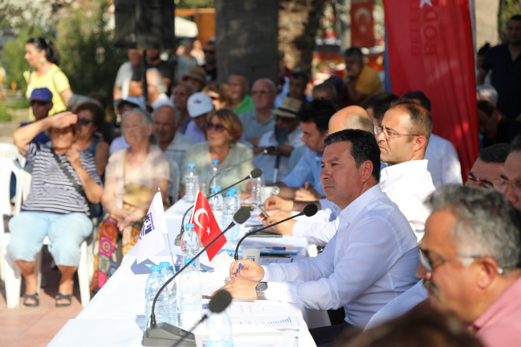 BAŞKAN ARAS, TURGUTREİS’TE HALKLA BULUŞTU