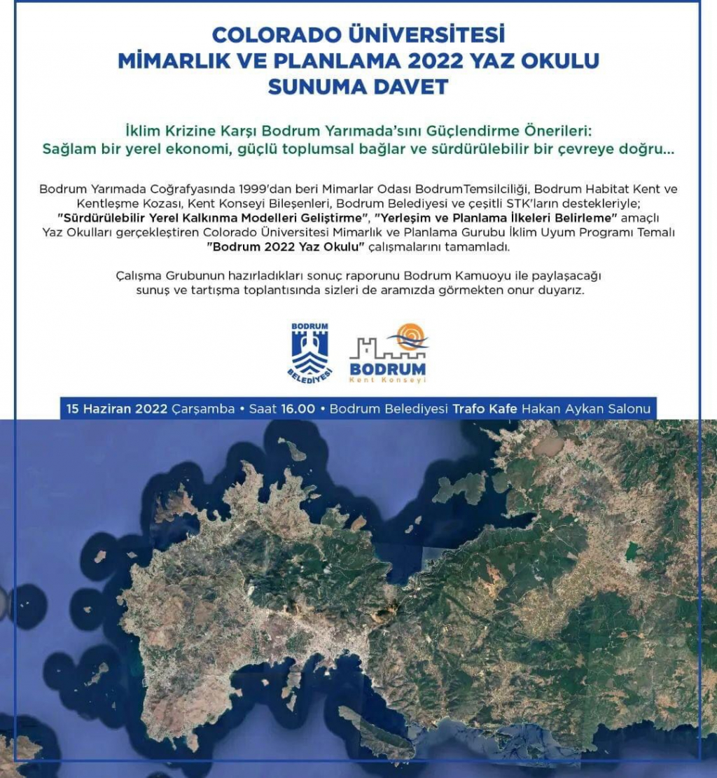 BODRUM’DA İKLİM KRİZİ ÜZERİNE ÇALIŞMALAR YAPTILAR