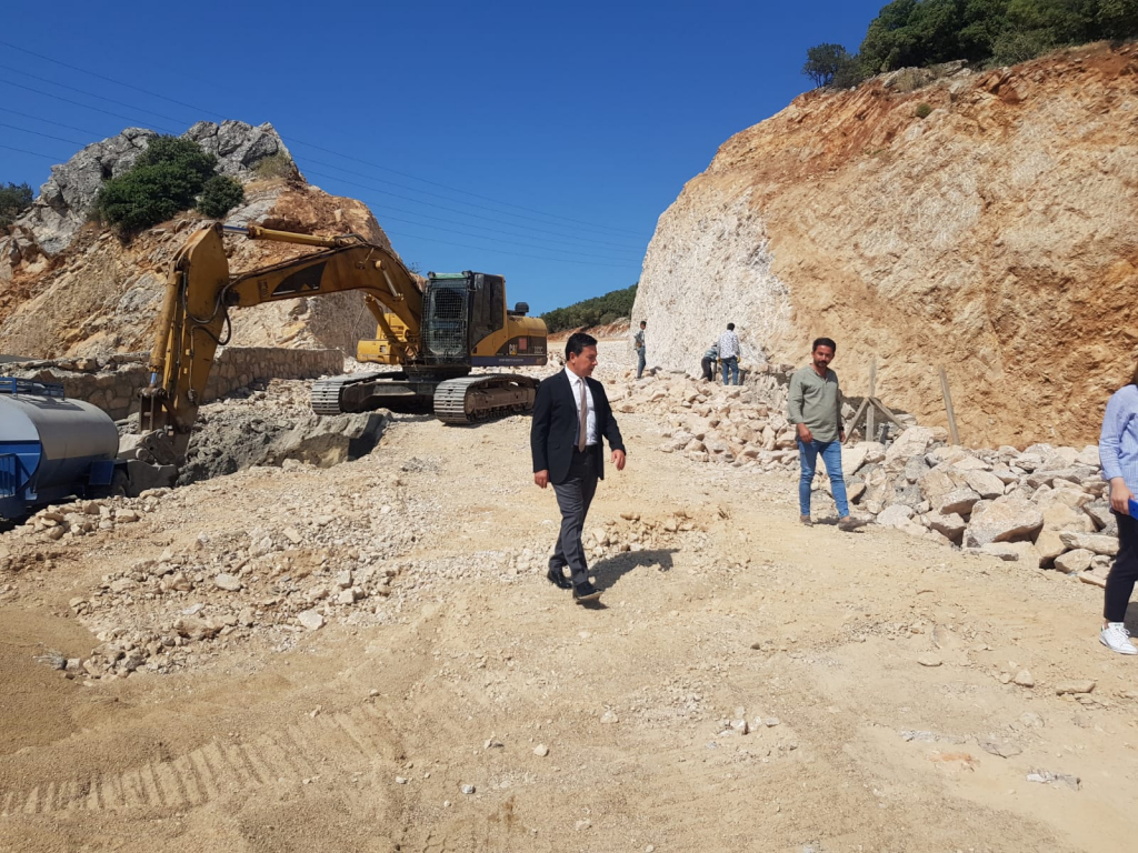 YENİ HASTANE YOLU YAPIMINDA SONA GELİNDİ