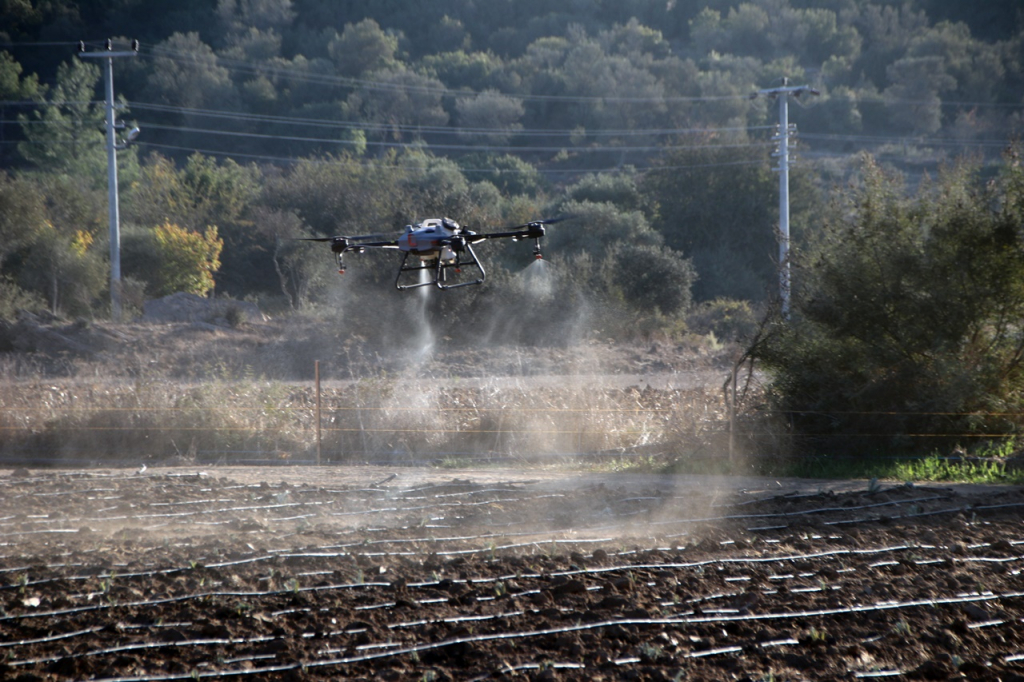 BODRUM BELEDİYESİ’NDEN DRONE İLE İLAÇLAMA DÖNEMİ BAŞLIYOR