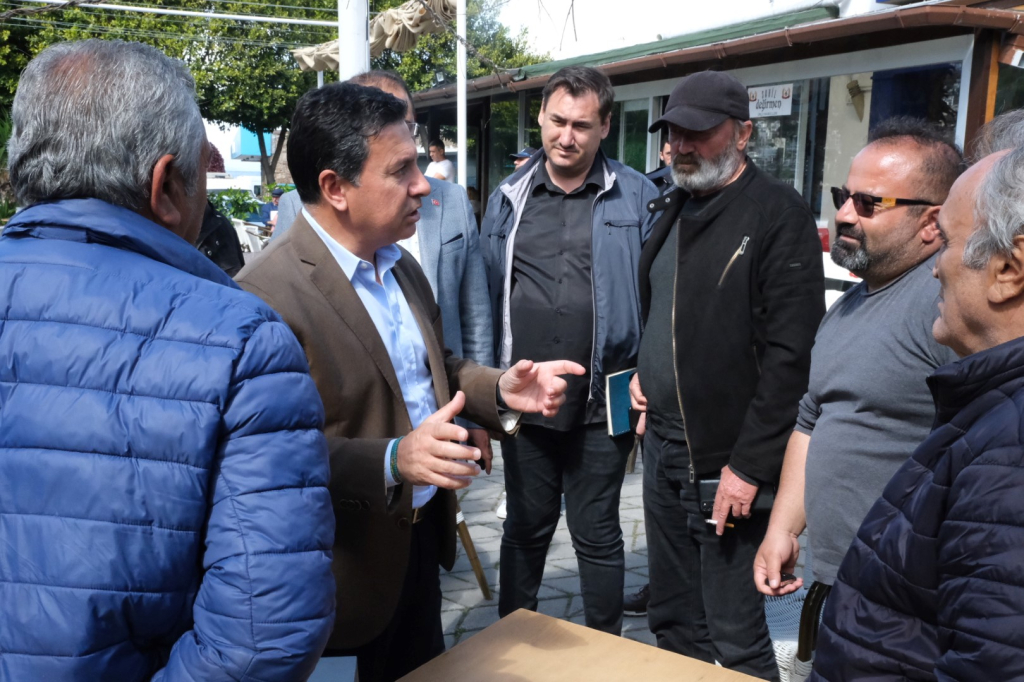 BAŞKAN ARAS, SAHA ZİYARETLERİNE DEVAM EDİYOR