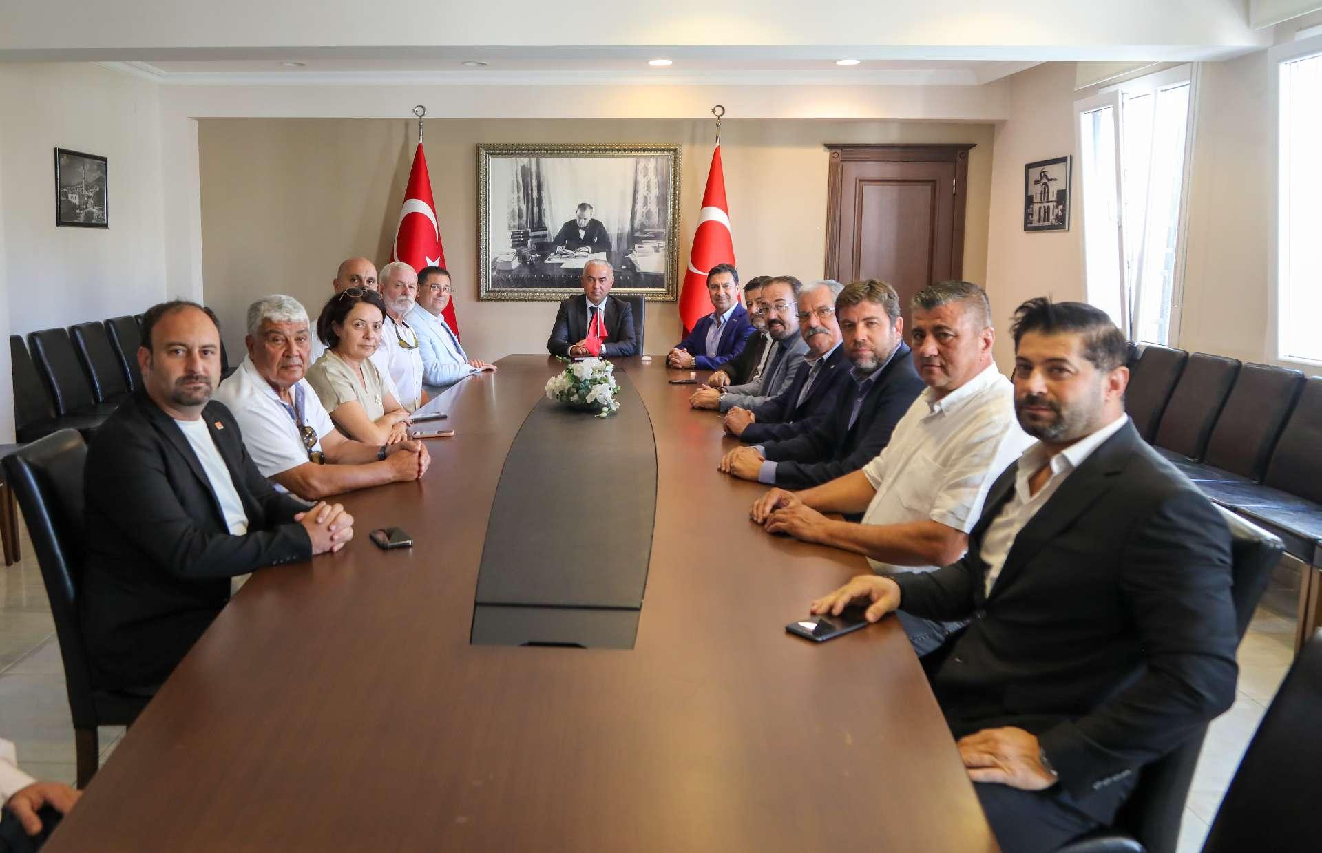 BAŞKANLARDAN KAYMAKAM ÇİT’E ZİYARET