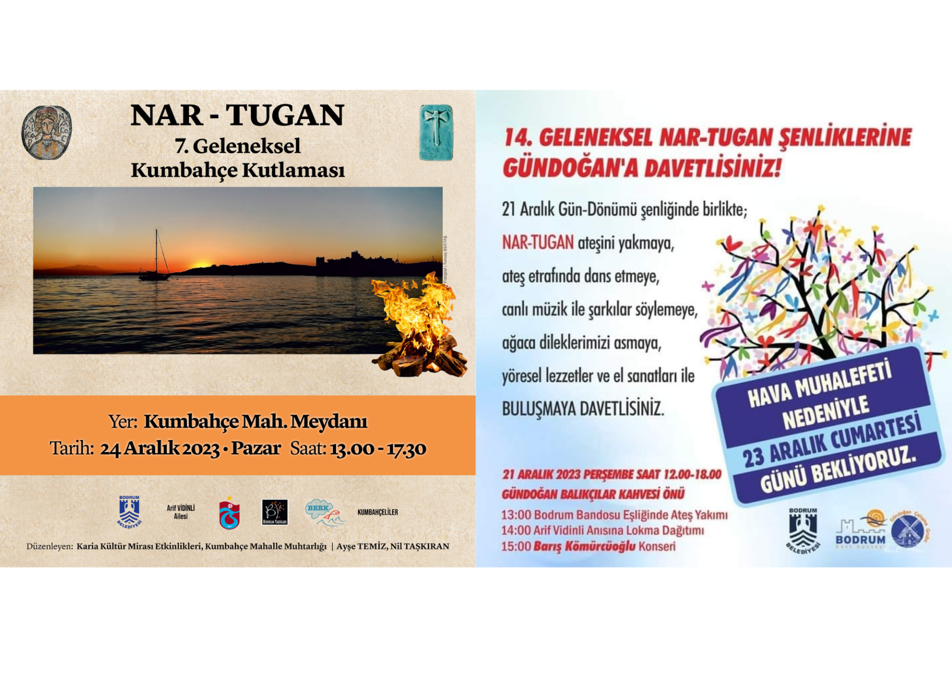 BODRUMDA NAR-TUGAN ETKİNLİKLERİ