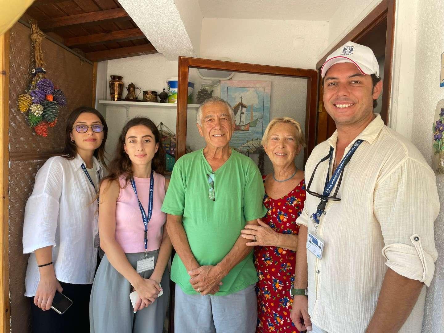 BELEDİYE EKİPLERİNDEN KIBRIS GAZİLERİNE ZİYARET