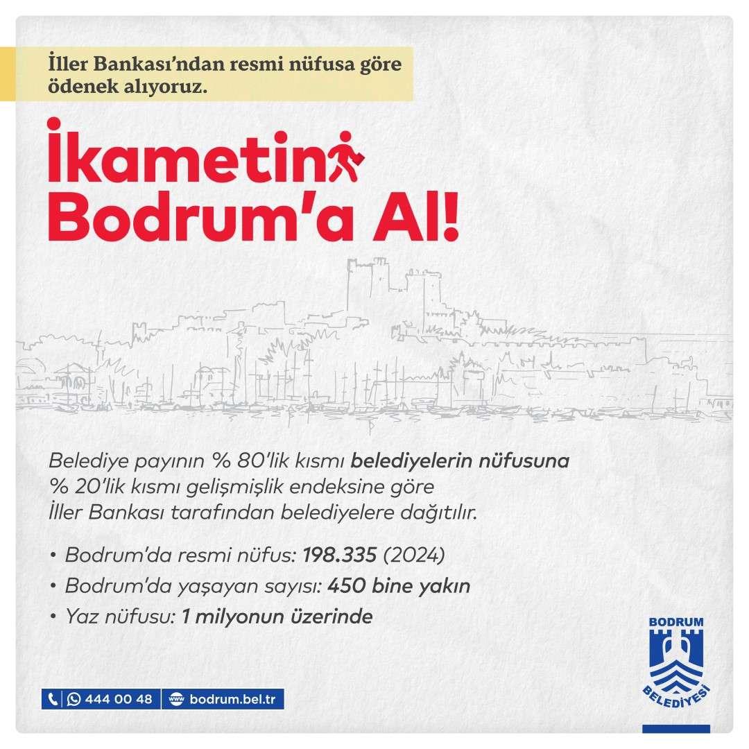 BAŞKAN MANDALİNCİ’DEN “İKAMETİNİ BODRUM’A AL!” ÇAĞRISI