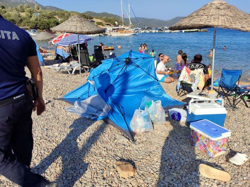 BELEDİYEDEN KARAVAN VE ÇADIRLARA YÖNELİK DENETİM
