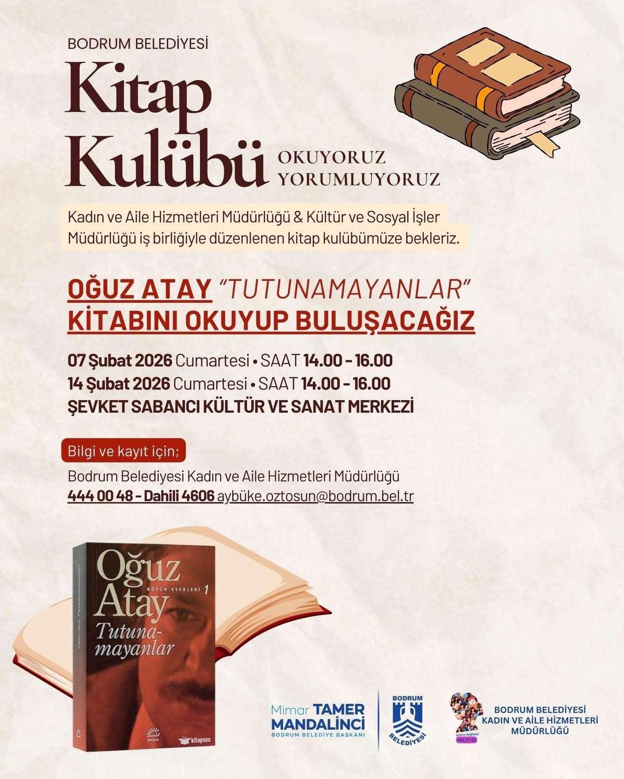 Bodrum Belediyesi Kitap Kulübü’nde Şubat Buluşması