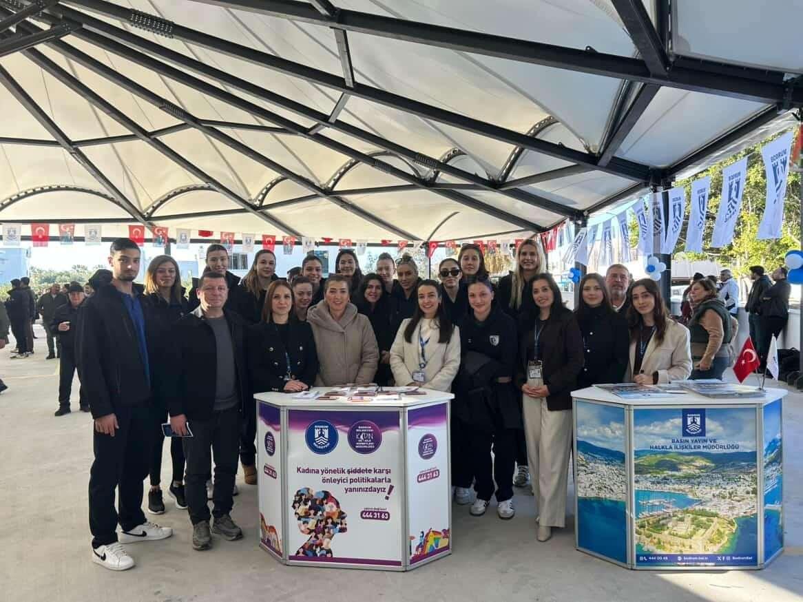 Yalıkavak'taki Toplu Açılış Töreninde Şiddete Karşı Farkındalık Çalışması Yapıldı