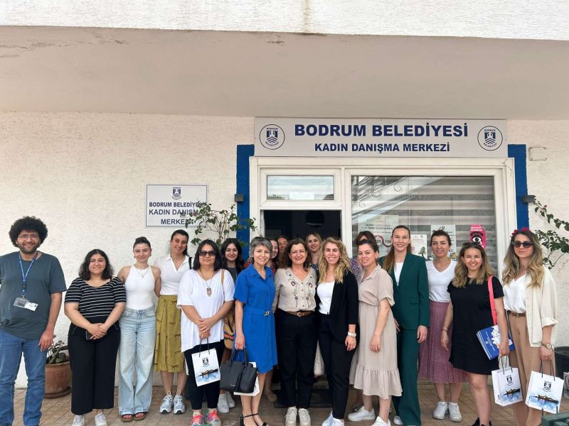 Muğla Şiddet Önleme ve İzleme Merkezi İle Menteşe Belediyesi Sağlık İşleri Müdürlüğü, Bodrum Belediyesi Kadın ve Aile Hizmetleri Müdürlüğünü Ziyaret Etti