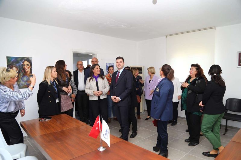Çiftlik Mahallesi'nde Bodrum'un İlk Kadın Yaşam Merkezi Açıldı
