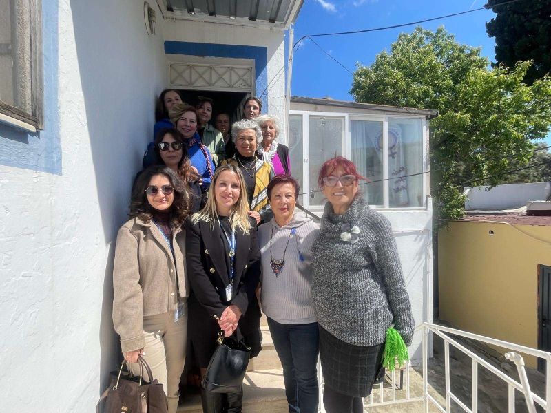 Etkinlik ve atölye çalışmaları kapsamında Bitez Kadın Mahalle Meclisi ziyaret edildi