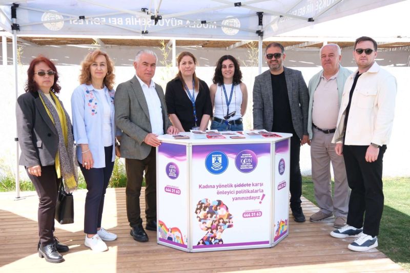 1. Gastro Marin Yerel Ürünler Kültür ve Spor Festivali'nde şiddete karşı farkındalık standı açıldı