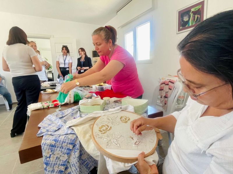 Çiftlik Kadın Yaşam Merkezi'nde geleneksel sanatlar yaşatılıyor