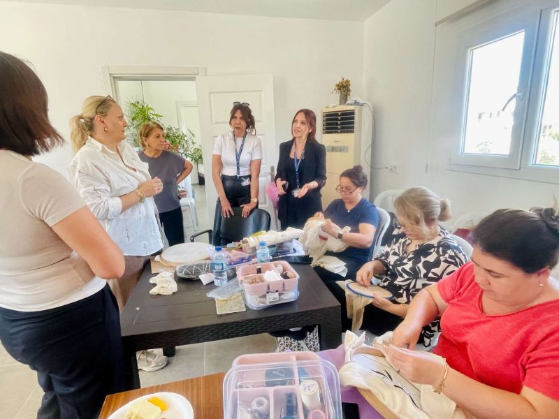 Çiftlik Kadın Yaşam Merkezi'nde geleneksel sanatlar yaşatılıyor