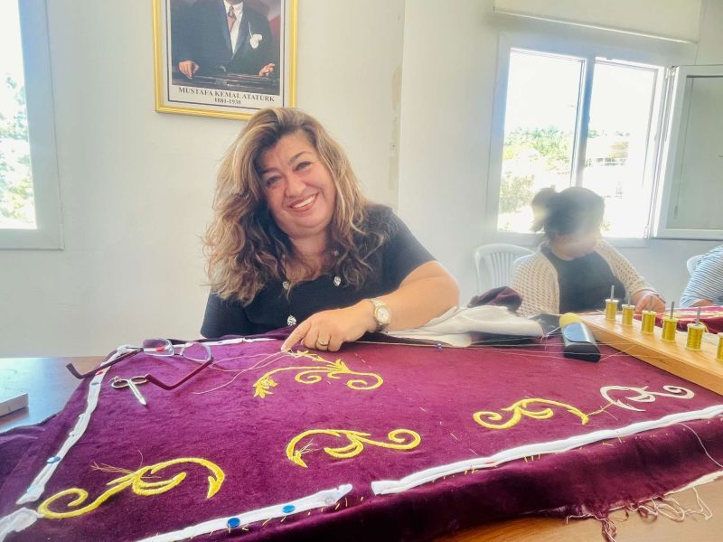 Çiftlik Kadın Yaşam Merkezi'nde geleneksel sanatlar yaşatılıyor