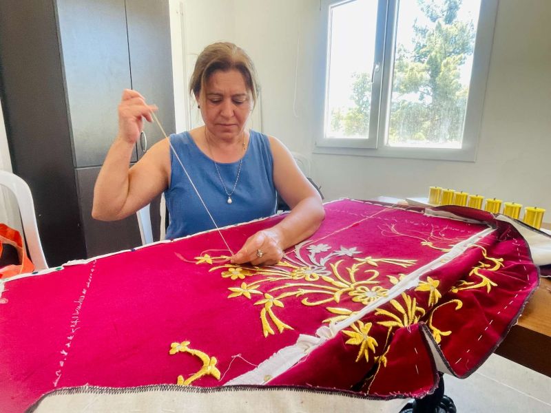 Çiftlik Kadın Yaşam Merkezi'nde geleneksel sanatlar yaşatılıyor