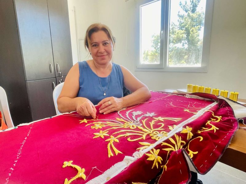 Çiftlik Kadın Yaşam Merkezi'nde geleneksel sanatlar yaşatılıyor