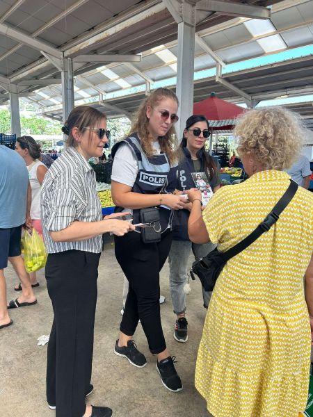 Tanıtım çalışmalarımız Ortakent Pazar Yerinde devam etti