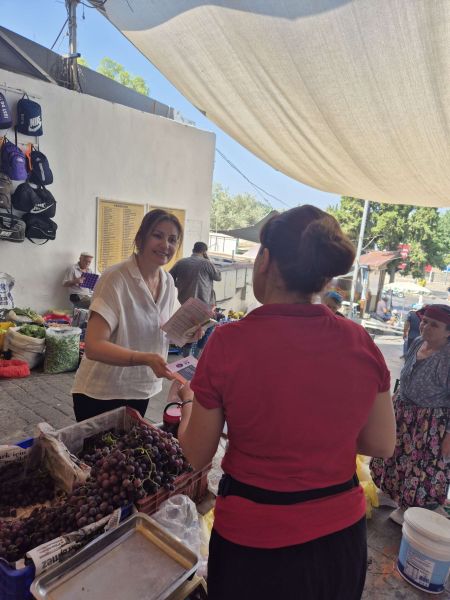 Tanıtım çalışmalarımız Bodrum Pazar Yerinde devam etti