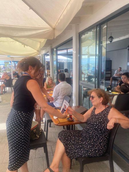 Tanıtım çalışmalarımız Belediye A.Ş. Turgutreis Amiral Cafe'de devam etti