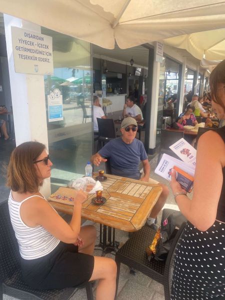 Tanıtım çalışmalarımız Belediye A.Ş. Turgutreis Amiral Cafe'de devam etti