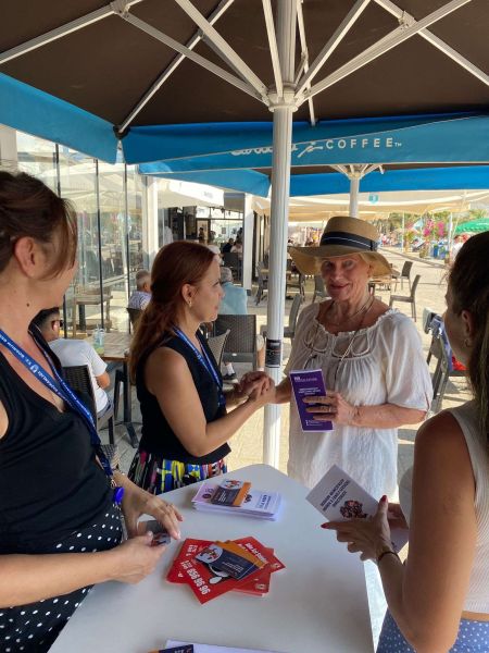 Tanıtım çalışmalarımız Belediye A.Ş. Turgutreis Amiral Cafe'de devam etti
