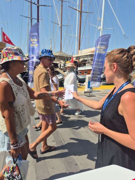 Tanıtım çalışmalarımız Bodrum Limanı ve Denizciler Derneği önünde devam etti