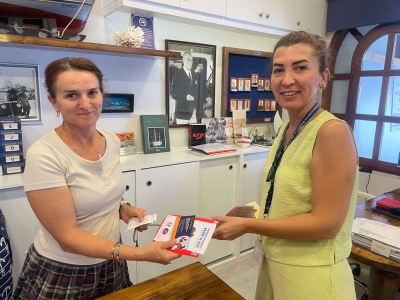 Tanıtım çalışmalarımız Bodrum Limanı ve Denizciler Derneği önünde devam etti