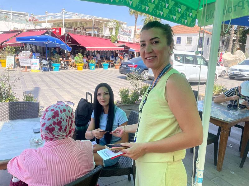 Tanıtım çalışmalarımız Bodrum Limanı ve Denizciler Derneği önünde devam etti