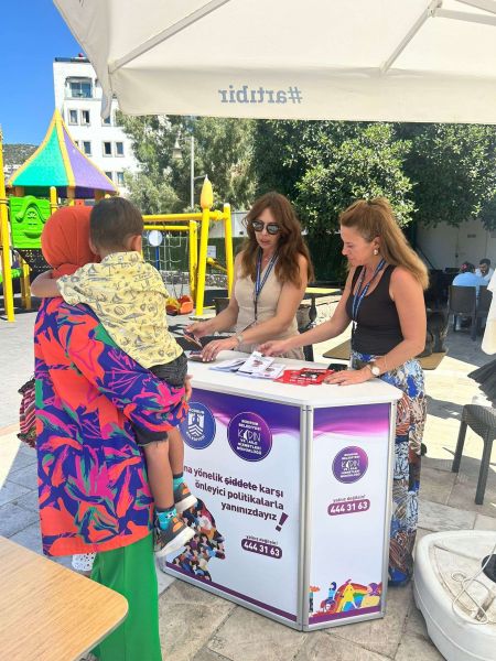 Stant çalışmaları Bodrum Belediye AŞ Kumbahçe Cafe'de devam etti