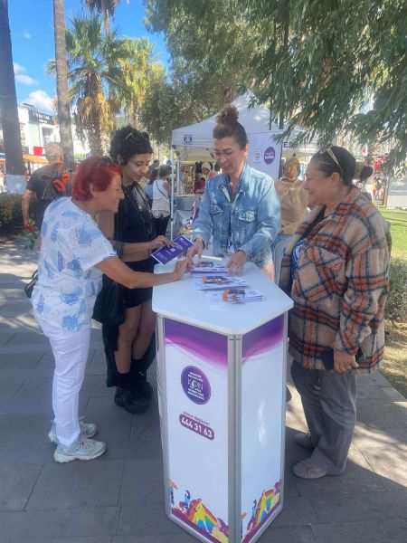 Bodrum Girişimci ve Üreten Kadınlar Sonbahar Şenliğinde farkındalık standı açıldı