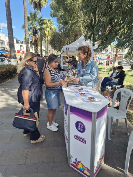 Bodrum Girişimci ve Üreten Kadınlar Sonbahar Şenliğinde farkındalık standı açıldı