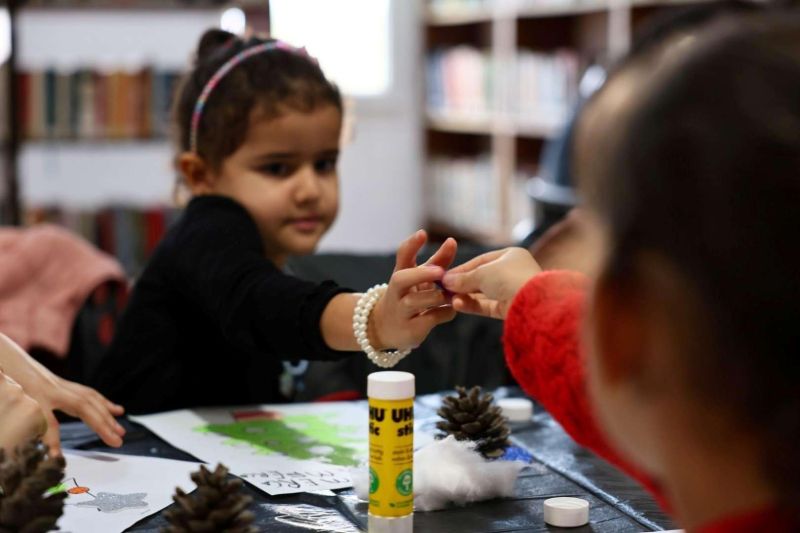 Çocuklara yönelik 'Yılbaşı Atölyesi' düzenlendi