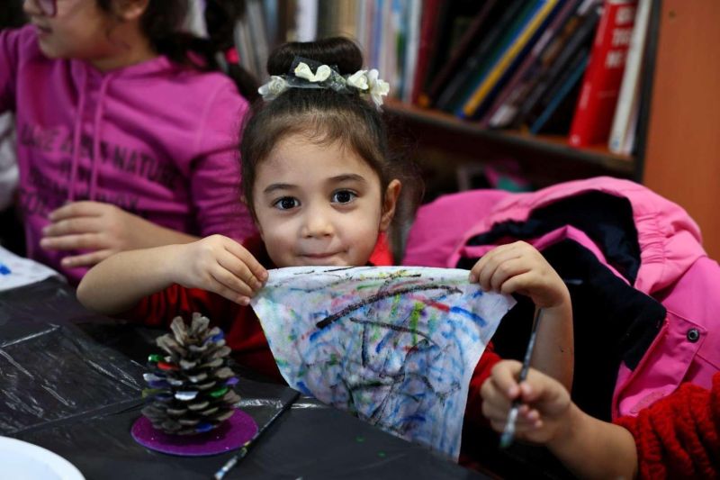 Çocuklara yönelik 'Yılbaşı Atölyesi' düzenlendi