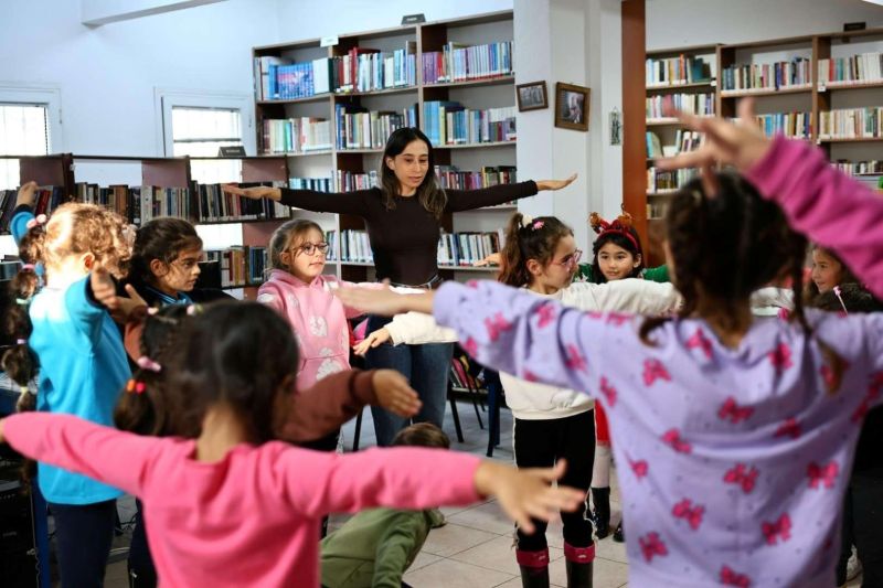 Çocuklara yönelik 'Yılbaşı Atölyesi' düzenlendi