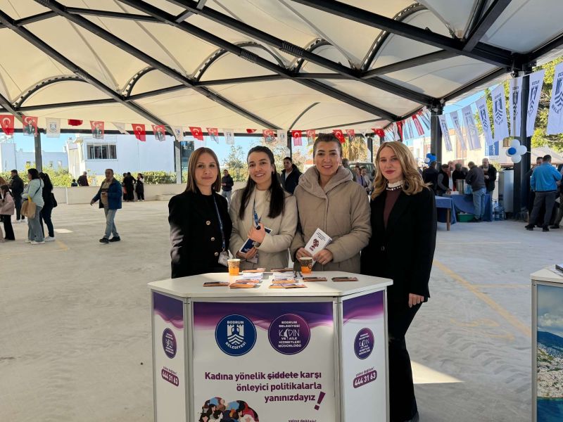 Yalıkavak'taki Toplu Açılış Töreninde Şiddete Karşı Farkındalık Çalışması Yapıldı