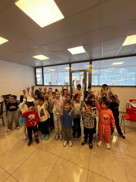 Gezici Çocuk ve Aile Atölyelerinin ilki Güvercinlik'te yapıldı