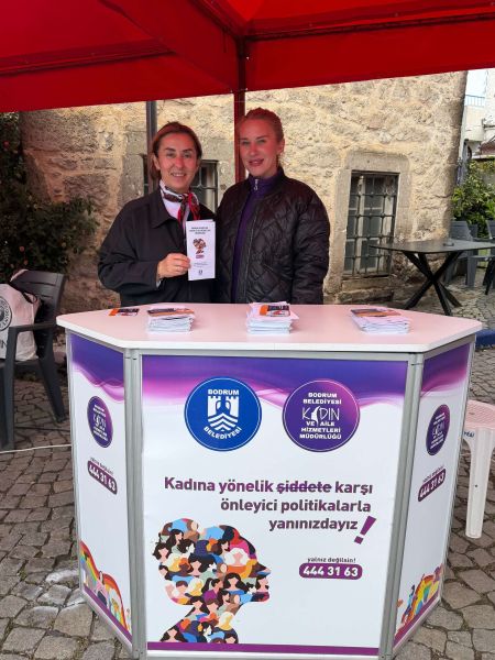 7. Bodrum Acı Ot Festivali'nde stant çalışması yapıldı