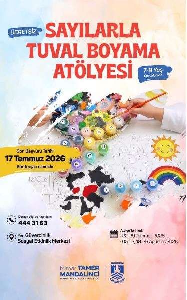 DUYURU: SAYILARLA TUVAL BOYAMA ATÖLYESİ