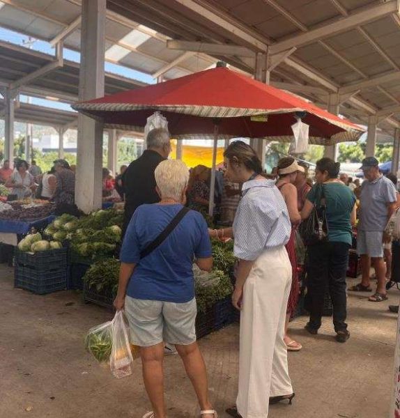 Ortakent Pazarı'nda Stant Çalışması