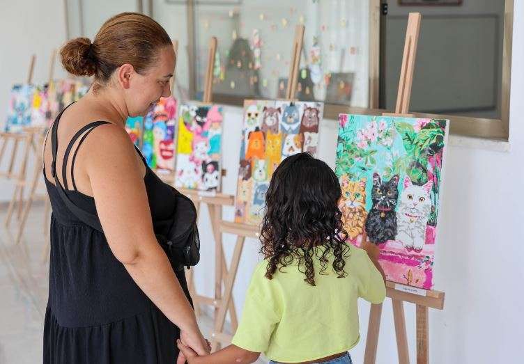 Güvercinlik Sayılarla Tuval Boyama Sergisi