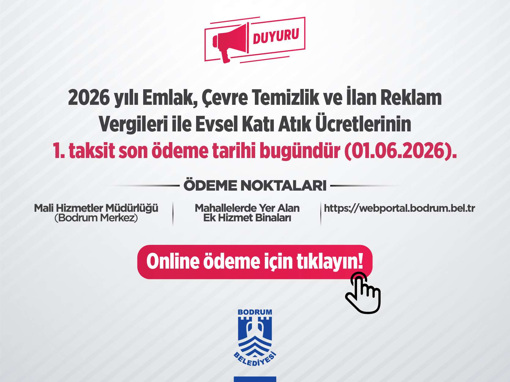 Bodrum Municipality Popup