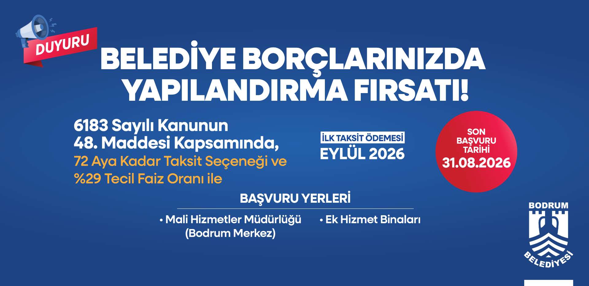 Bodrum Belediyesi Popup