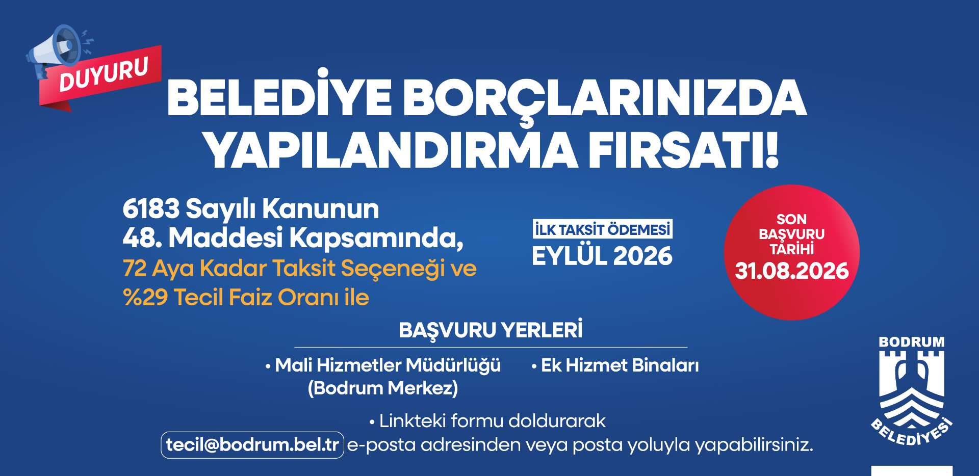 Bodrum Belediyesi Popup