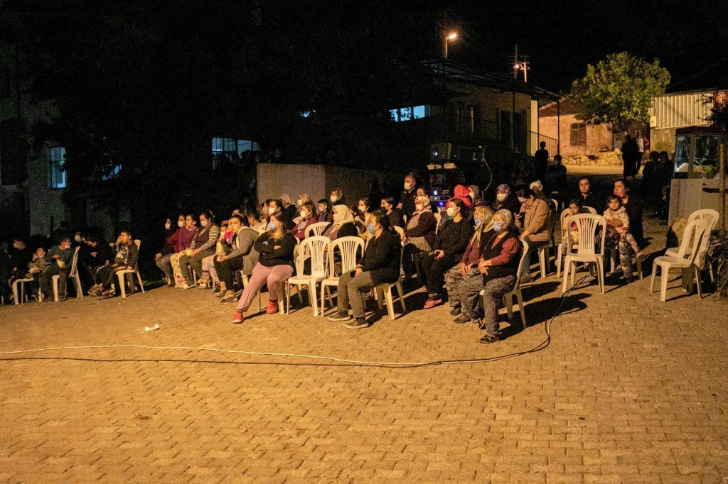 WE ORGANIZED YELLOW SUMMER CINEMA DAYS IN THE VILLAGES OF BODRUM