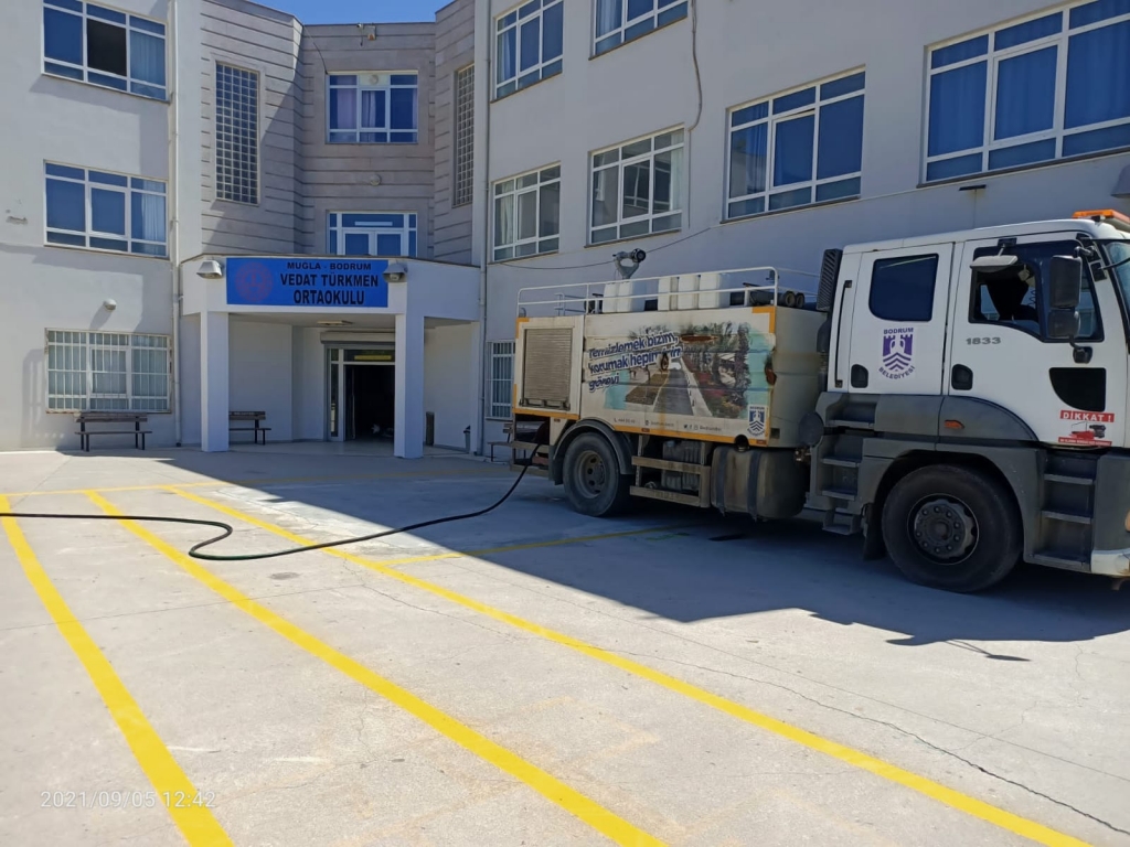 DISINFECTION WORK IN SCHOOLS STARTED