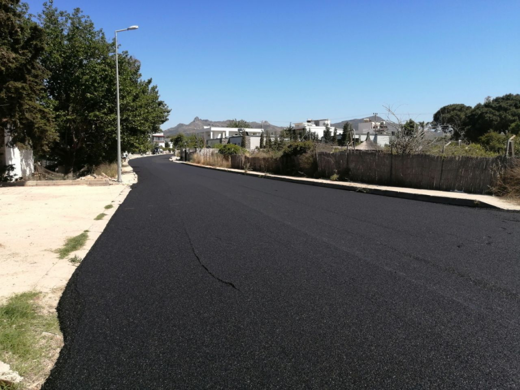 BAHÇELIEVLER ZEYYAT MANDALINCI STREET ASPHALT PAVING COMPLETED
