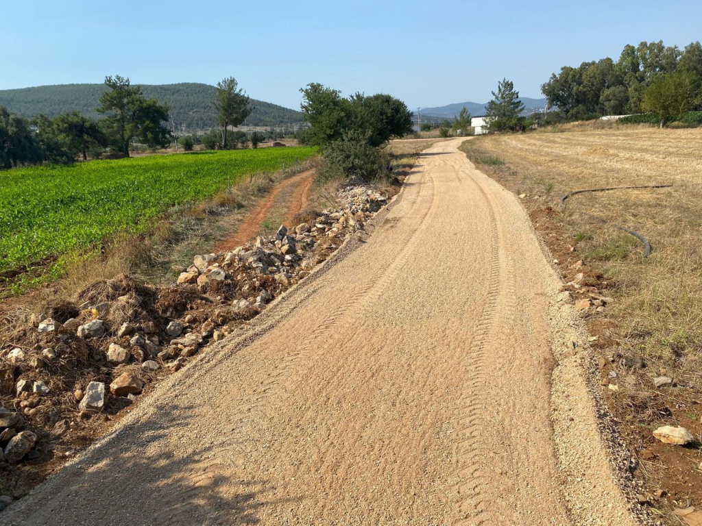SAZKÖY NEIGHBORHOOD, CADASTRAL ROAD ORGANIZATION WORKS COMPLETED