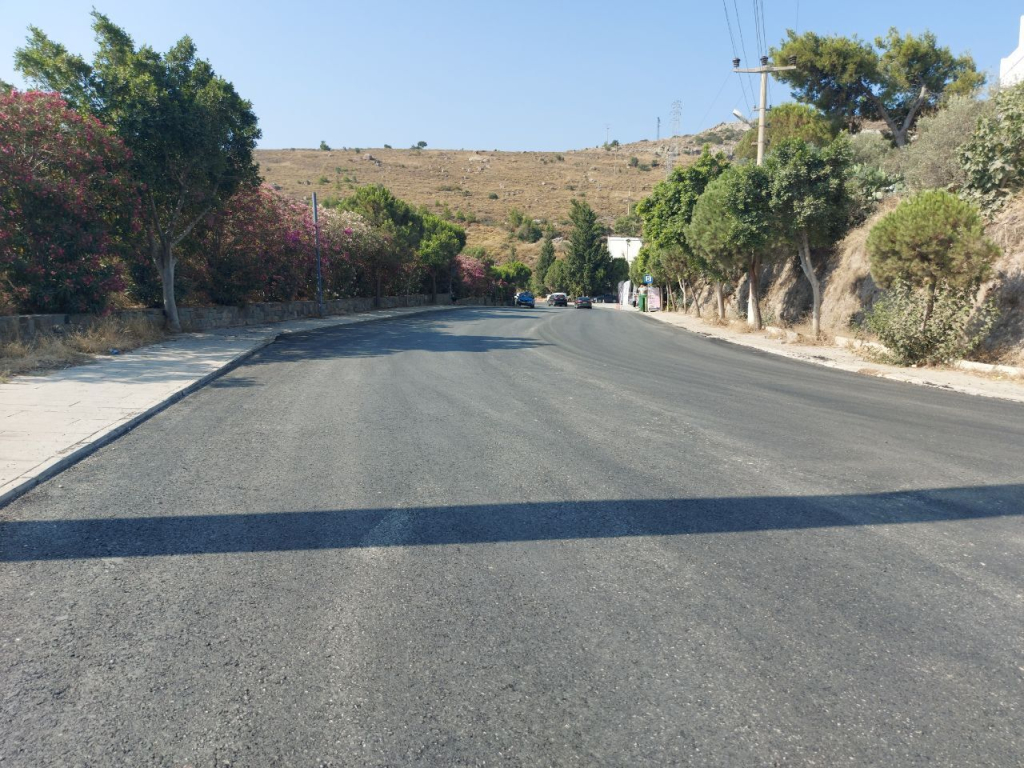 ASPHALT WORKS ON ATATÜRK AVENUE IN GÖLKÖY NEIGHBORHOOD COMPLETED
