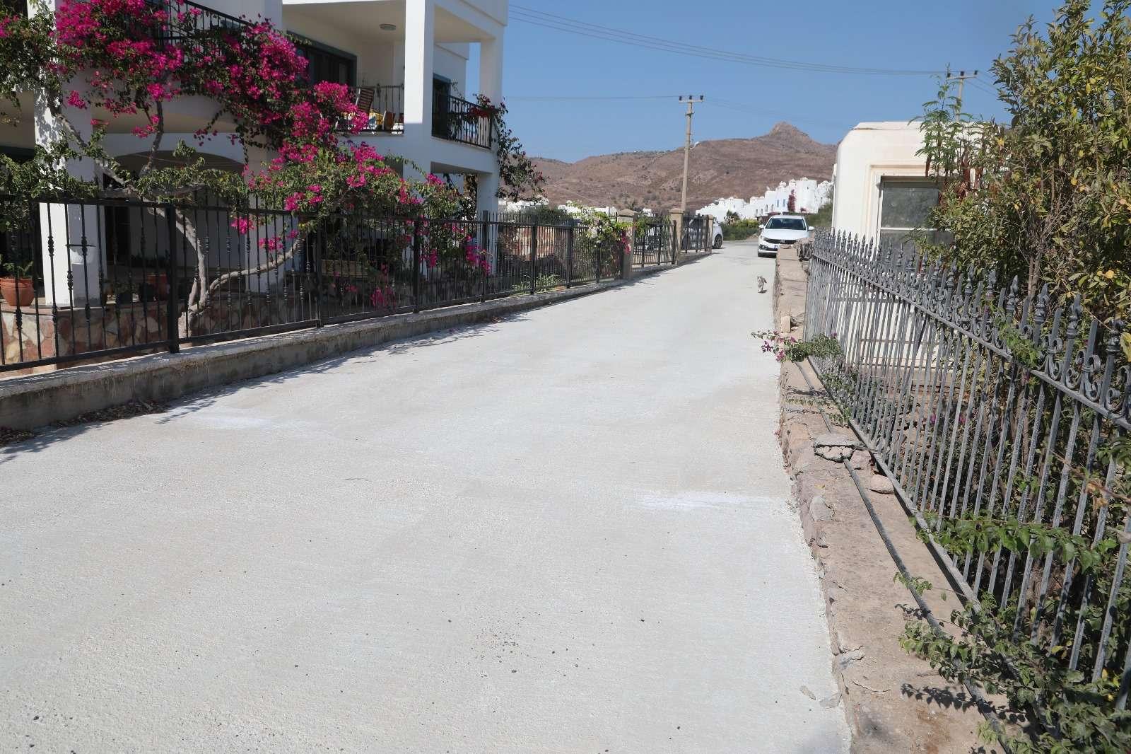 AKYARLAR NEIGHBORHOOD 4339 STREET CONCRETE ROAD WORKS COMPLETED